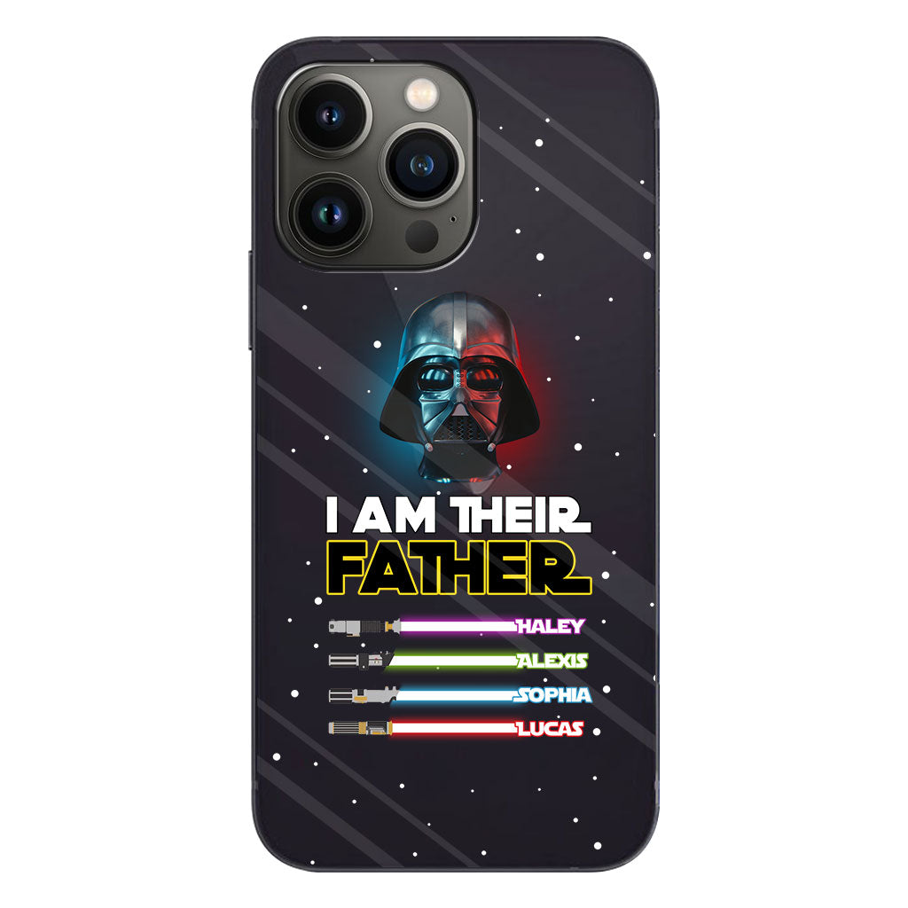 I Am Their Father - Personalized Father Clear Phone Case