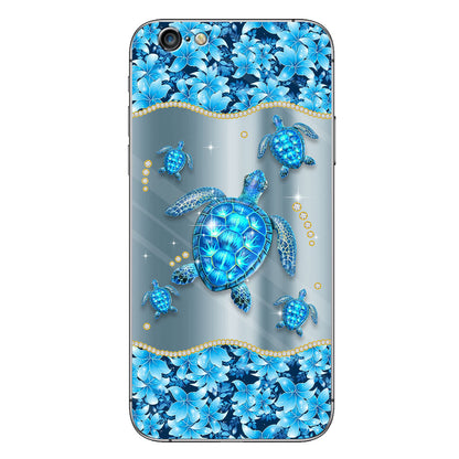 Blue Sea - Personalized Turtle Phone Case