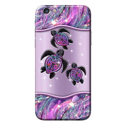 Purple Turtle - Aboriginal Australian Personalized Phone Case