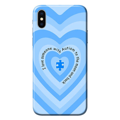 I Love Someone With Autism Phone Case