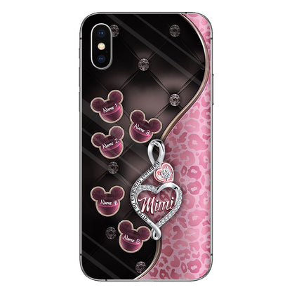 Happiest Grandma On Earth Rose Gold - Personalized Mother's Day Phone Case