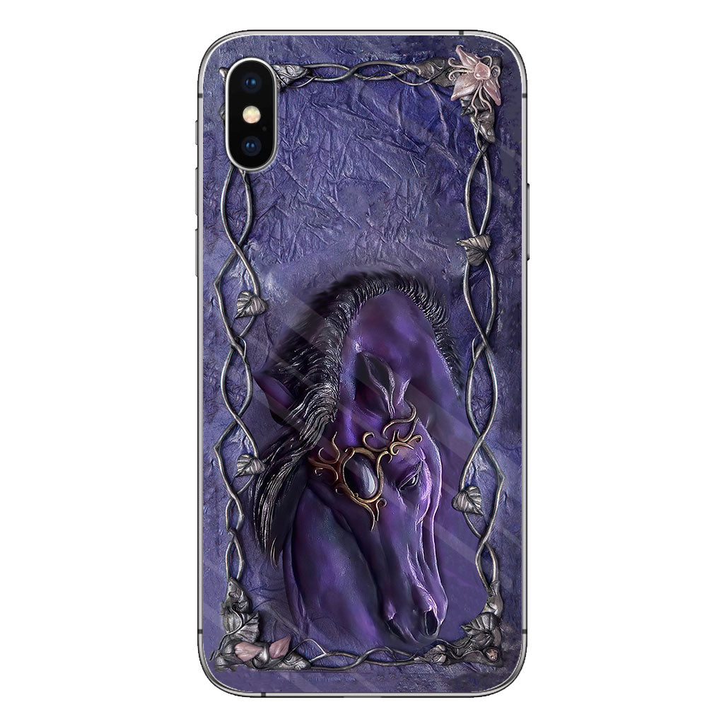 Love Horses - Phone Case With 3D Pattern Print