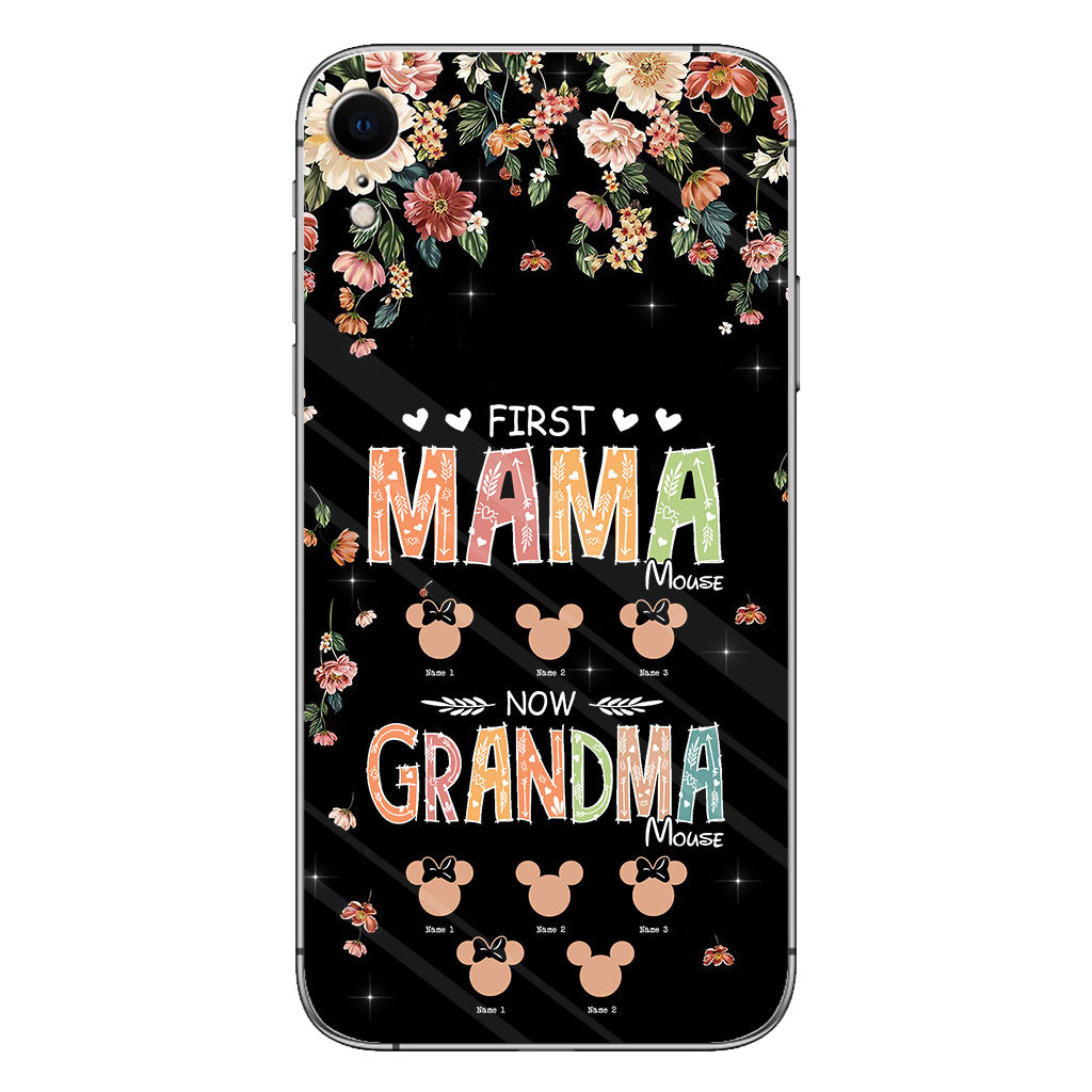 First Mama Mouse Now Grandma Mouse - Personalized Mother's Day Grandma Phone Case