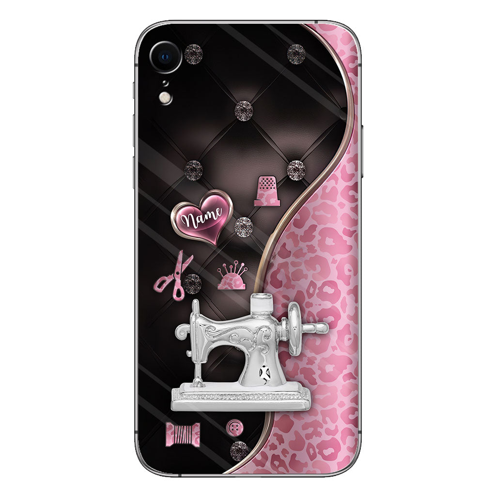 Love Sewing - Personalized Sewing Phone Case