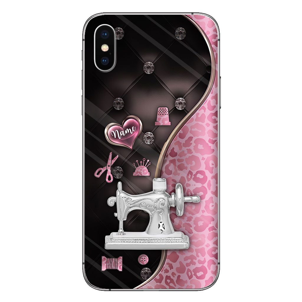 Love Sewing - Personalized Sewing Phone Case