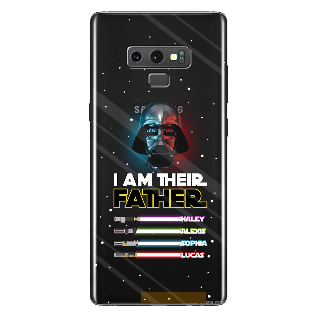 I Am Their Father - Personalized Father Clear Phone Case