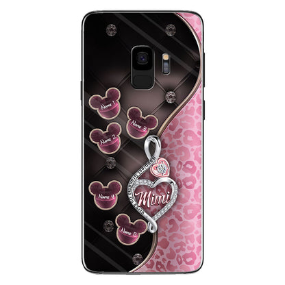 Happiest Grandma On Earth Rose Gold - Personalized Mother's Day Phone Case