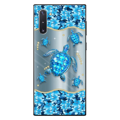 Blue Sea - Personalized Turtle Phone Case