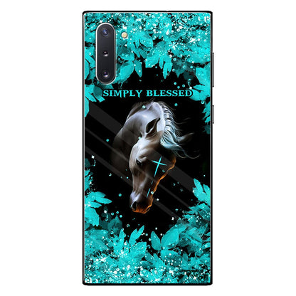 This Girl Runs On Jesus And Horses - Personalized Phone Case