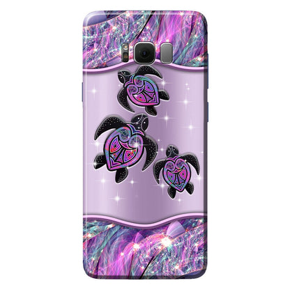 Purple Turtle - Aboriginal Australian Personalized Phone Case