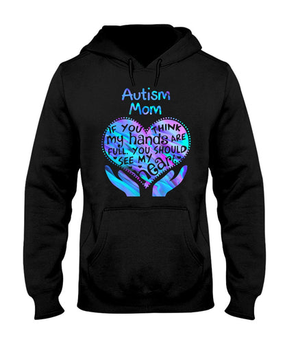 Autism Mom You Should See My Heart - Autism Awareness T-shirt and Hoodie 0520