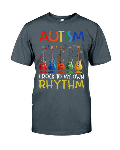 Autism I Rock To My Own Rhythm - Autism Awareness T-shirt and Hoodie 0921