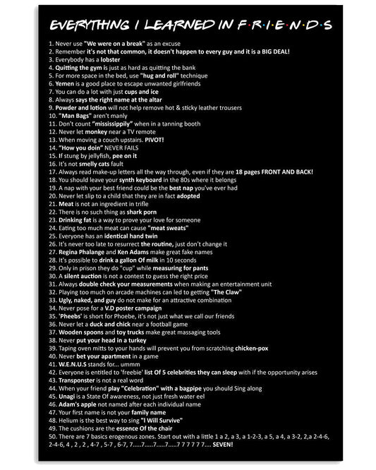 Everything I Learned - Canvas And Poster 1122