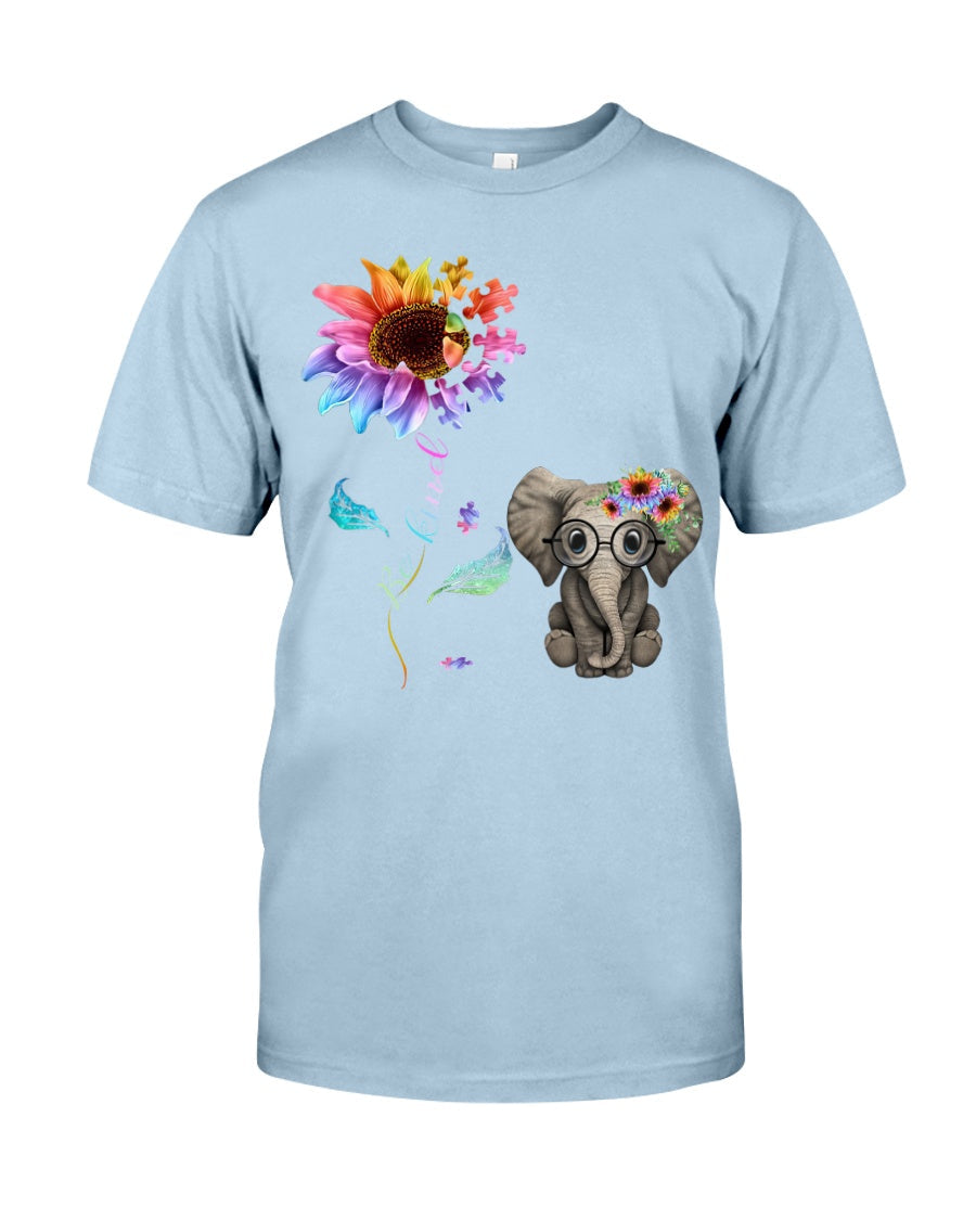 Elephant Be Kind - Autism Awareness T-shirt and Hoodie 0520