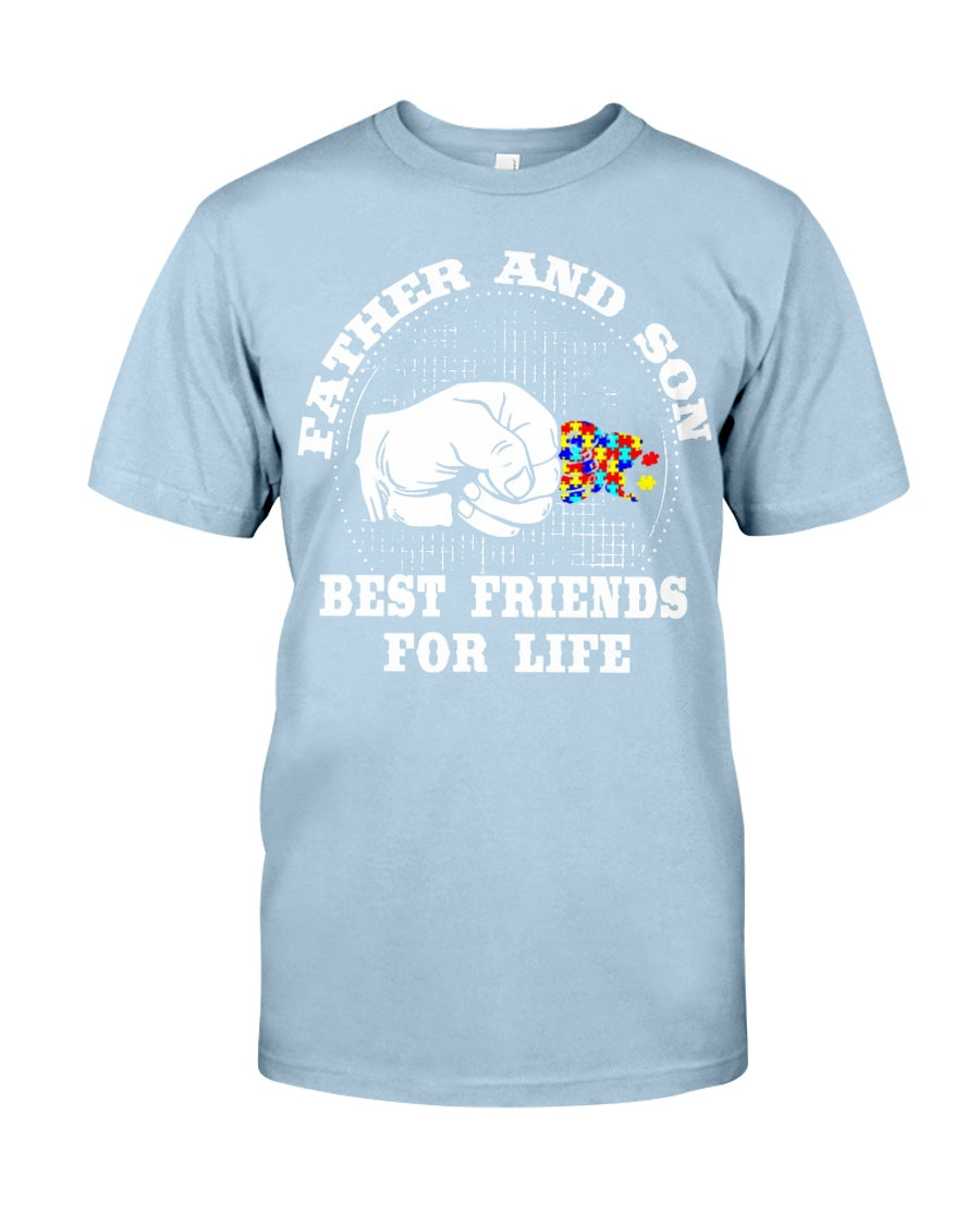 Father And Son Best Friends For Life - Autism Awareness T-shirt and Hoodie 0921